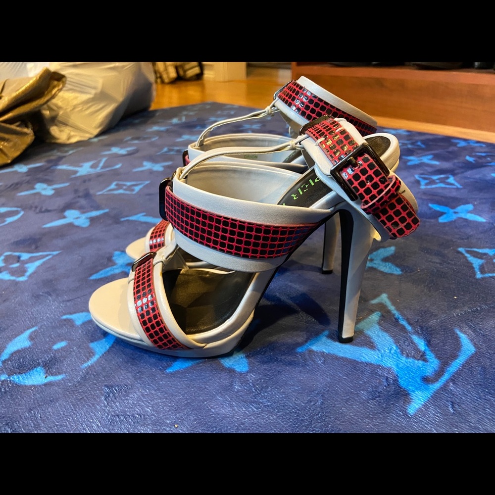 Paper Fox heeled sandals.